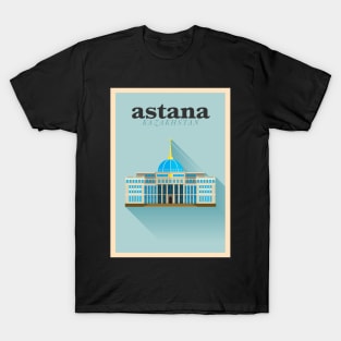 Astana city poster T-Shirt